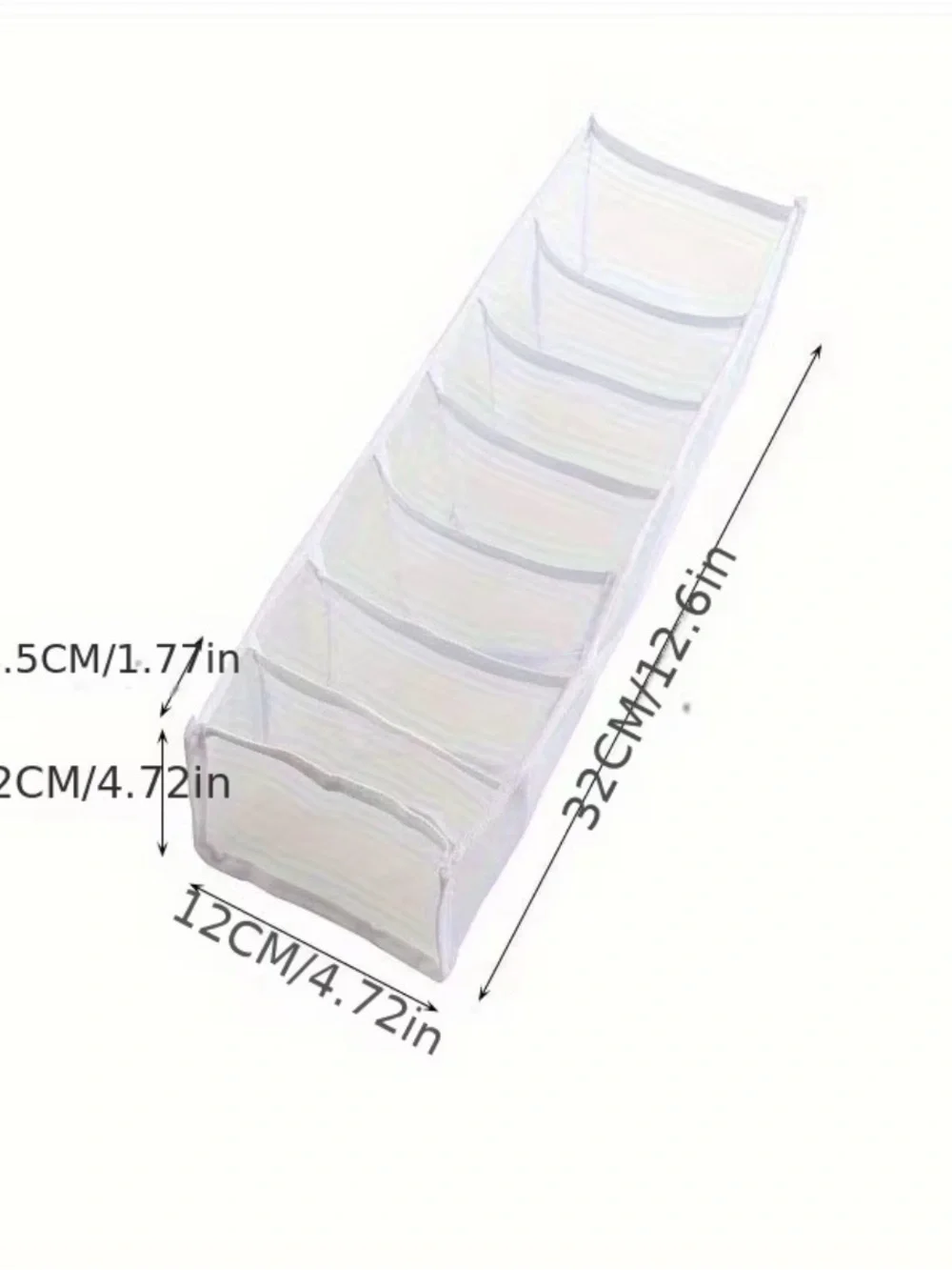 Gray Mesh Drawer Organizer Insert - 11 Slots